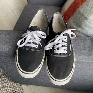 Black Vans shoes M:9 W:10.5